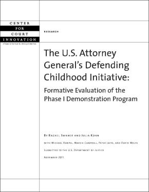 US Attorney General Defending Childhood Initiative