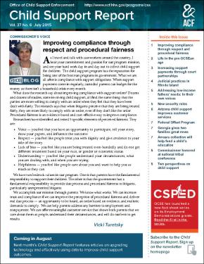 Child Support Report: Improving Compliance