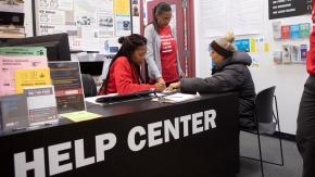 Housing Resource Center at the Red Hook Community Justice Center.