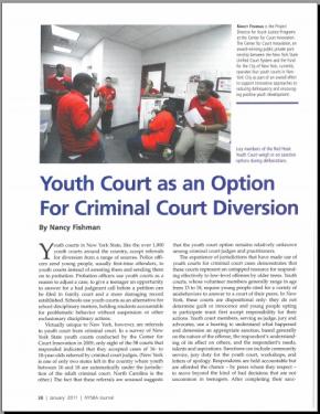 Youth Court as an Option For Criminal Court Diversion