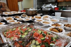 Food served at St. Paul and St. Andrew United Methodist Church
