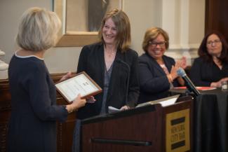 Liberty Aldrich receives Kathryn A. McDonald Award for her service to New York City Family Court