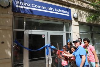 Bronx Community Solutions Rock Da Block party and ribbon cutting ceremony