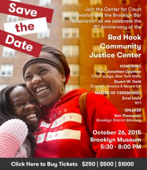 Red Hook Community Justice Center 15th Anniversary