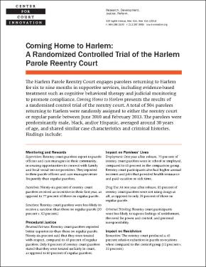 Coming Home to Harlem Fact Sheet