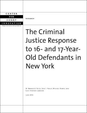 Criminal Justice Response to 16- and 17-Year Old Defendants in NY