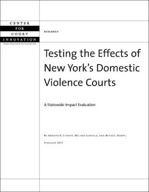Testing the Effects of NY's Domestic Violence Courts