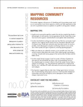 Mapping Community Resources