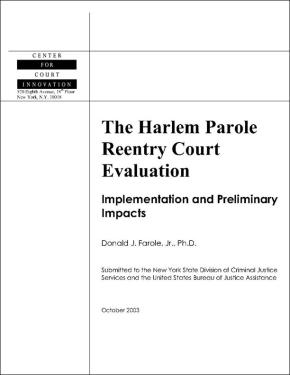 Harlem Parole Reentry Court Evaluation
