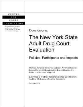 NYS Adult Drug Court Evaluation
