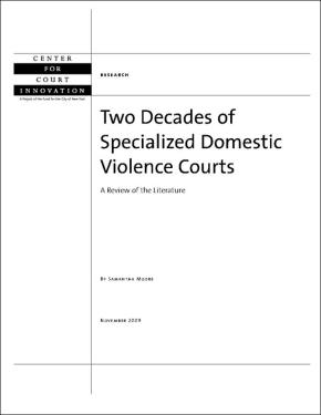 Specialized Domestic Violence Courts