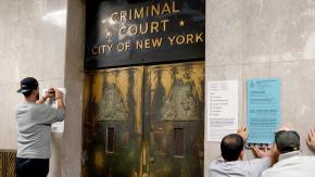 Procedurally just signage at the Manhattan Criminal Court