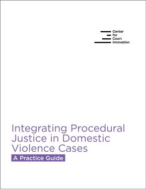 Integrating Procedural Justice in Domestic Violence Cases: A Practice Guide