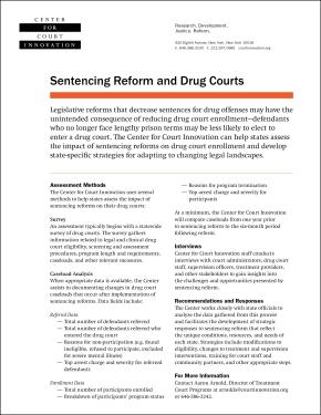 Fact Sheet: Sentencing Reform and Drug Courts