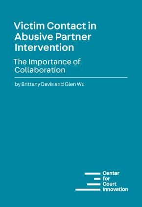 COVER Victim Contact in Abusive Partner Intervention: The Importance of Collaboration