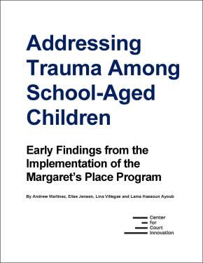 Addressing Trauma Among School-Aged Children Publication Cover