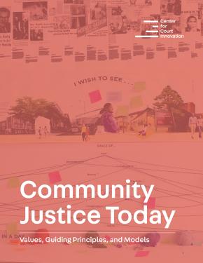 Cover Image: Community Justice Today: Values, Guiding Principles, and Models