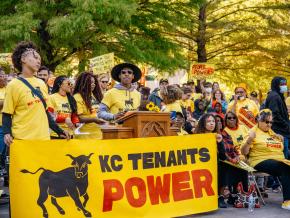 KC tenant march, photo credit: Beeh Becvar and KC Tenants