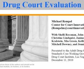 National Institute of Justice's Multi-Site Adult Drug Court Evaluation: Major Findings 